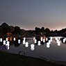 Olympiapark M&uuml;nchen, 40 LED-Ballons Funk-DMX